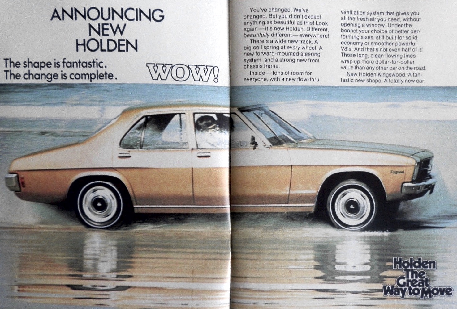 1972 Holden HQ Model Launch Brochure Page 7